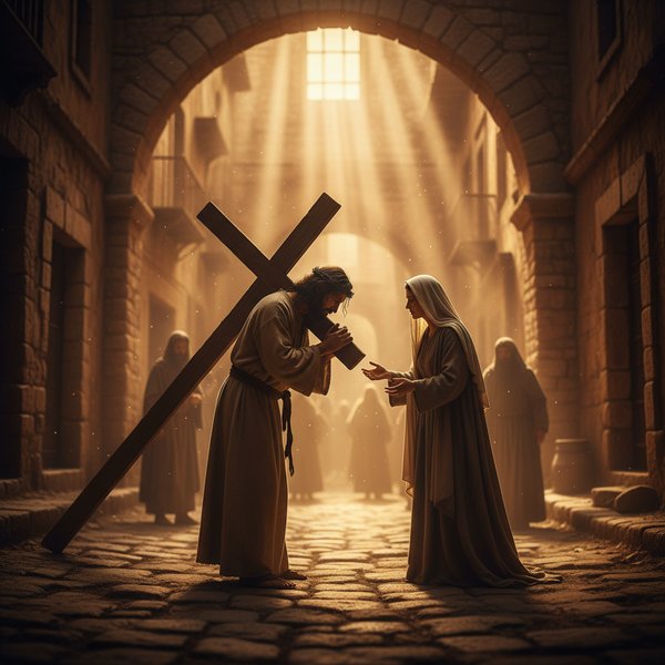 The Fourth Station: Jesus Meets His Mother