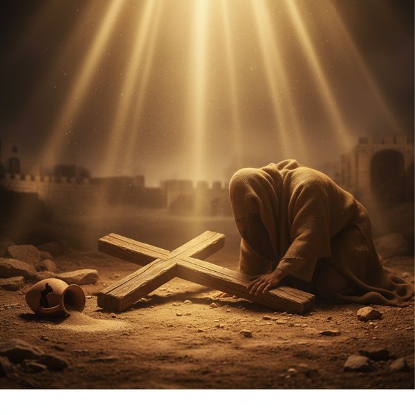 The Seventh Station: Jesus Falls a Second Time