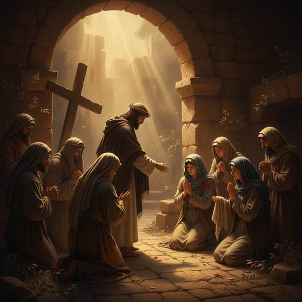 The Eighth Station: Jesus Meets the Women of Jerusalem